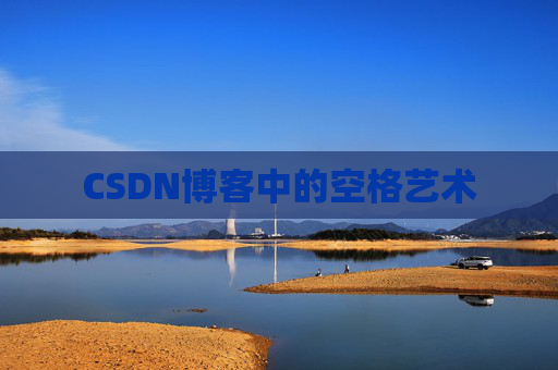CSDN博客中的空格艺术